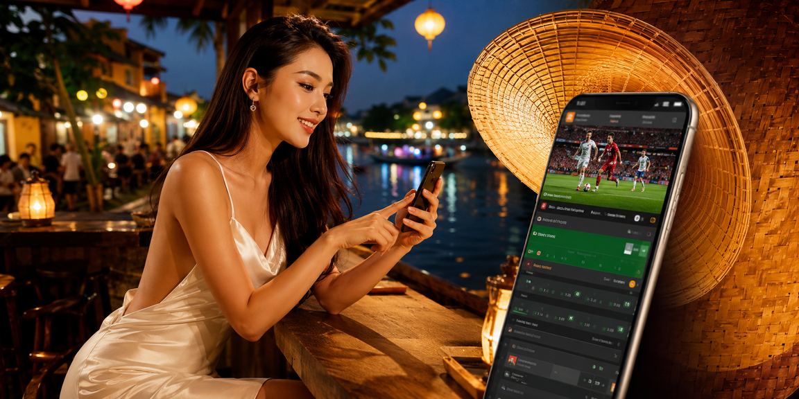 Người dân Hội An xem bóng đá trên thiết bị di động