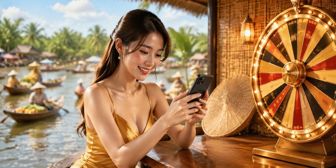 Bàn roulette tại sòng bài miền Tây sông nước